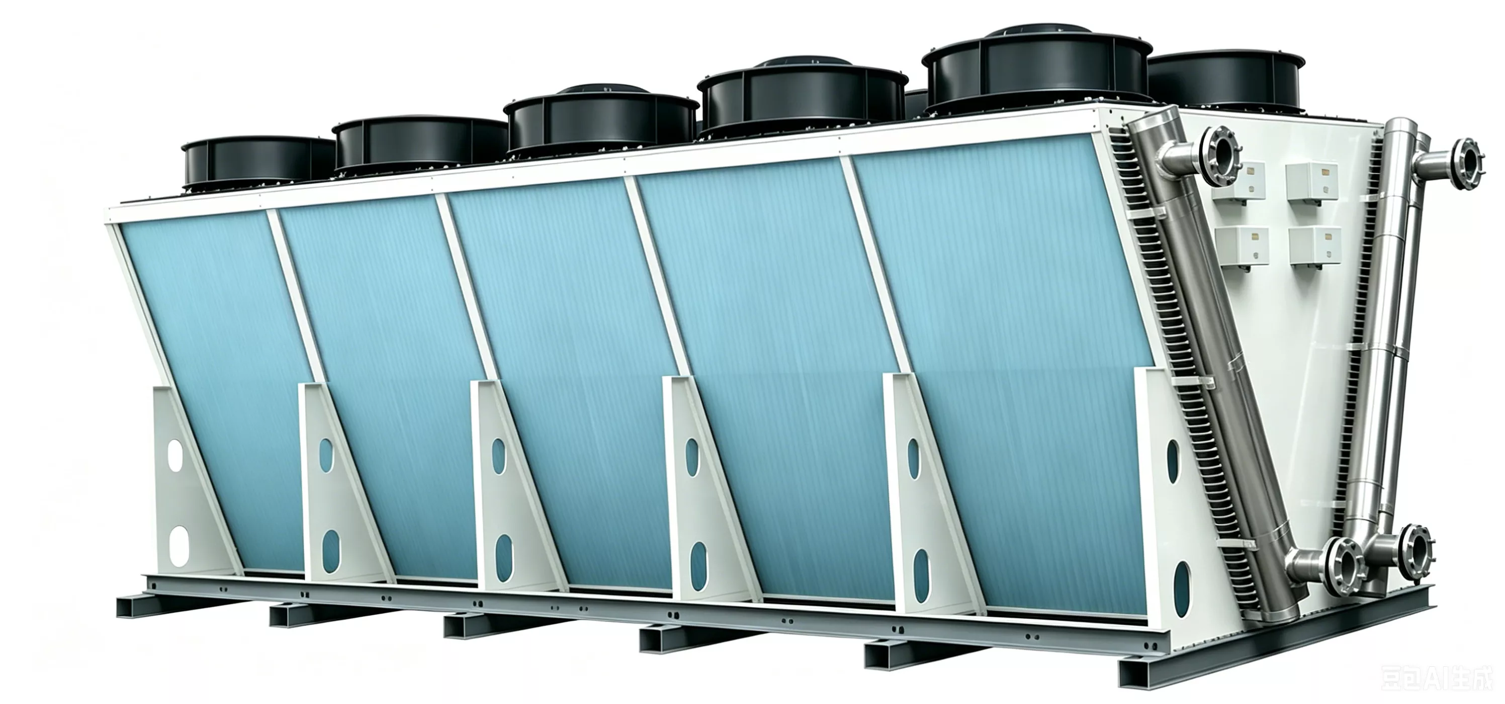 V-Type Energy-Saving Dry Cooler (Single-Row Fans)