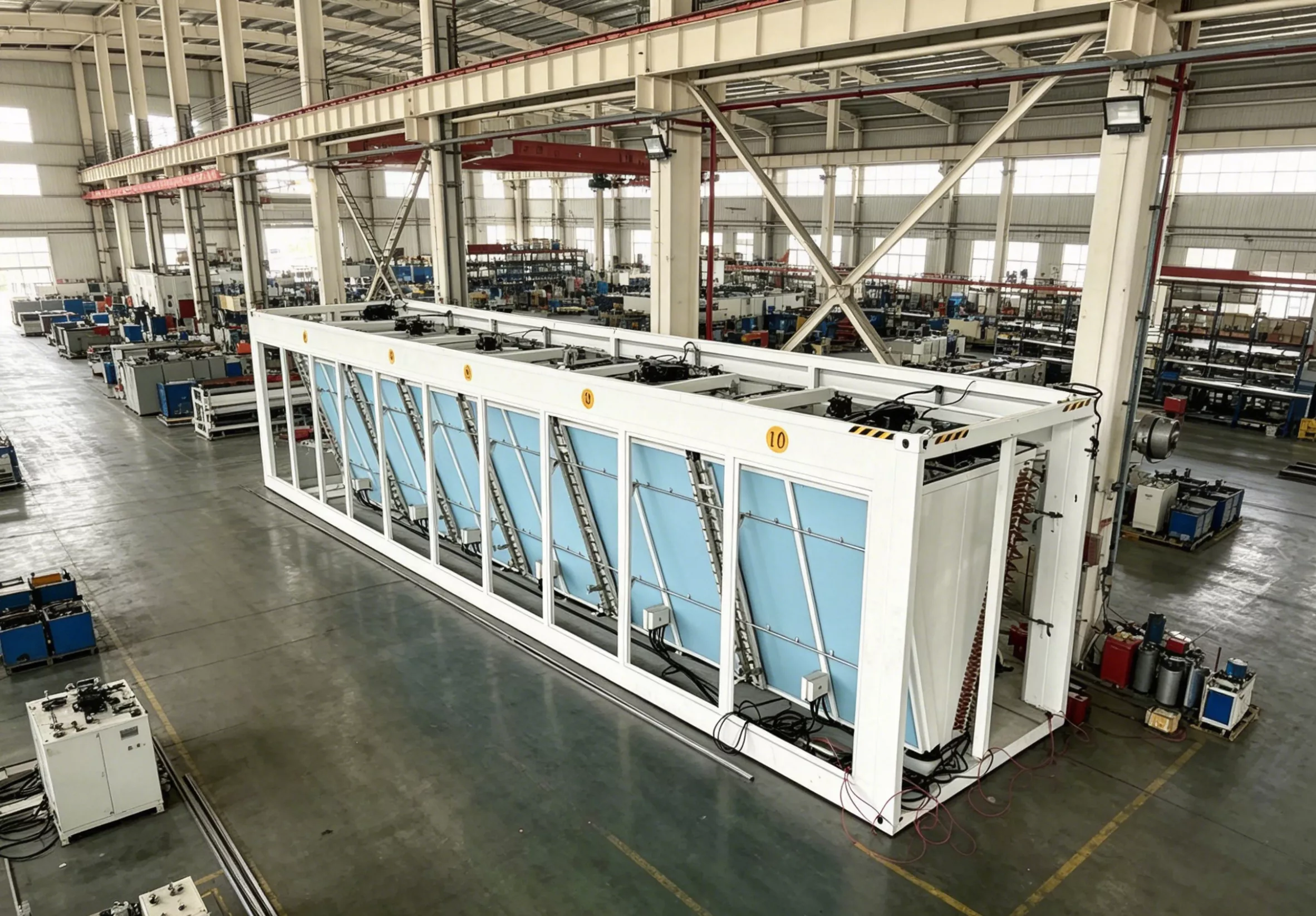 Straight Plate Dry Cooler Double-Row Fans System