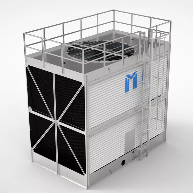 All steel crossflow cooling tower